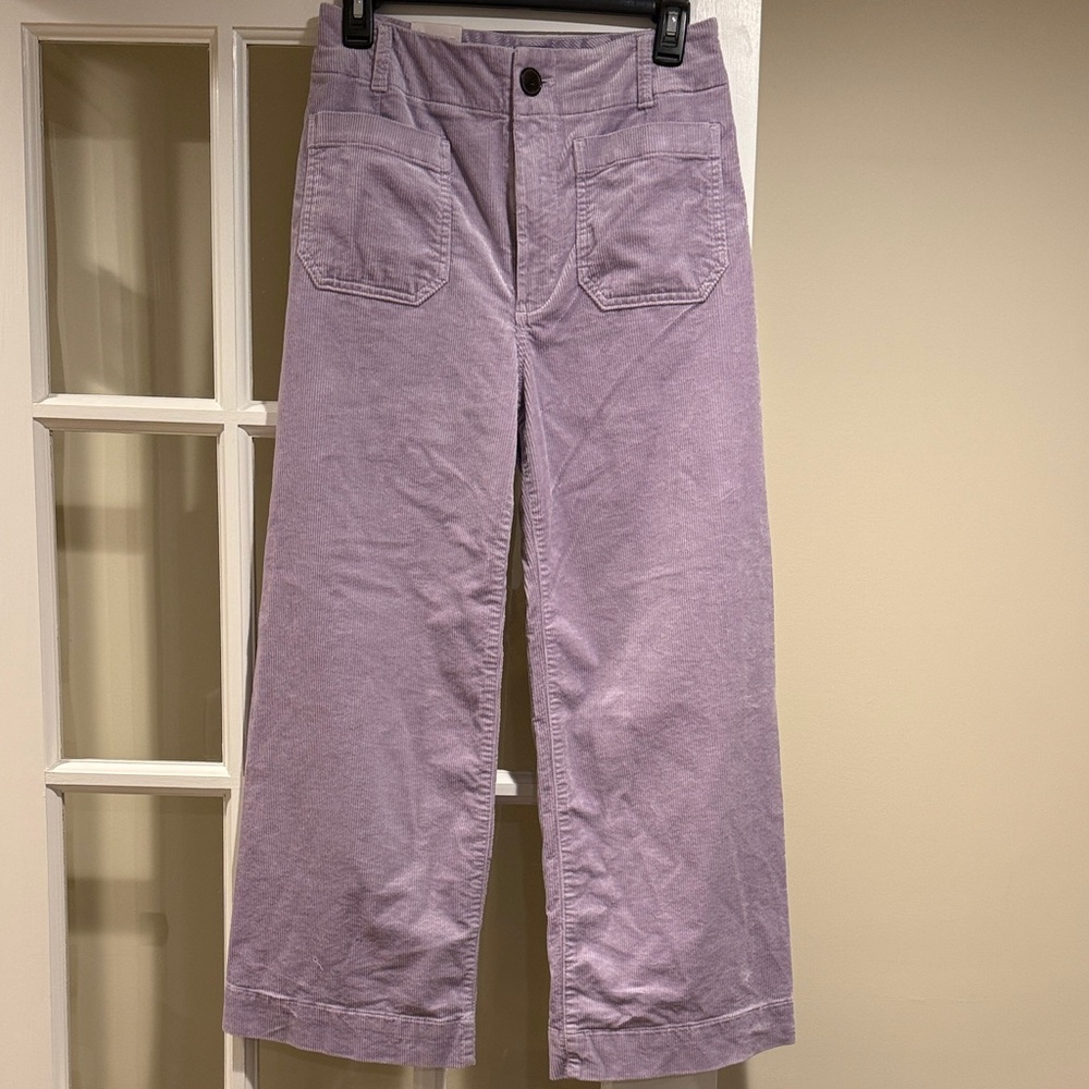 Maeve Lavender Wide Leg Pants